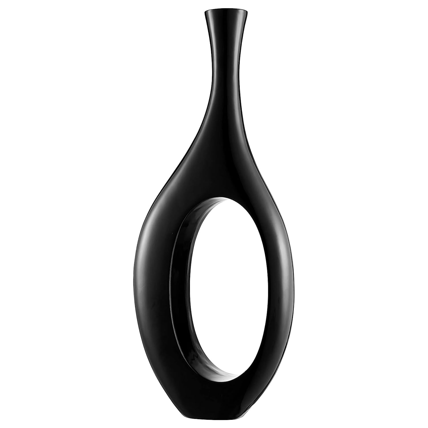 Finesse Decor Trombone Vase Abstract and Stylish Decorative Vase Functional and Modern Vase for Aesthetic Room Decor and