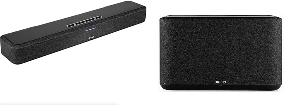 Denon Home Sound Bar 550 with Dolby Atmos & DTS:X Home 350 Wireless Speaker with HEOS Built-in for Alexa Voice Control - Thumbnail 2