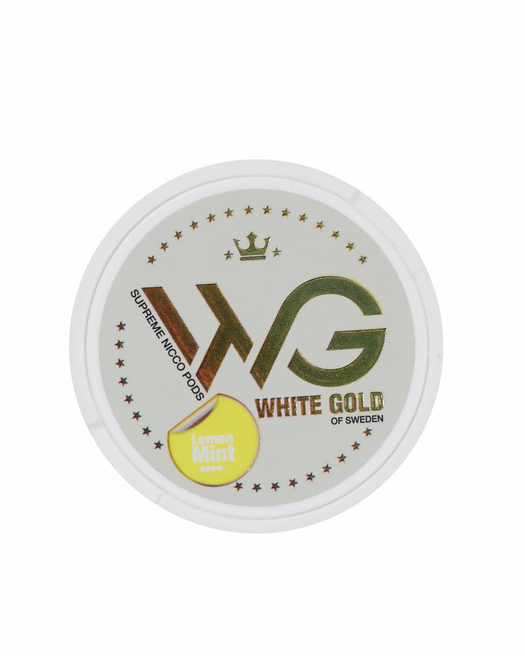 WG WHITE GOLD LEMON MINT NICOTINE POUCH 6 MG