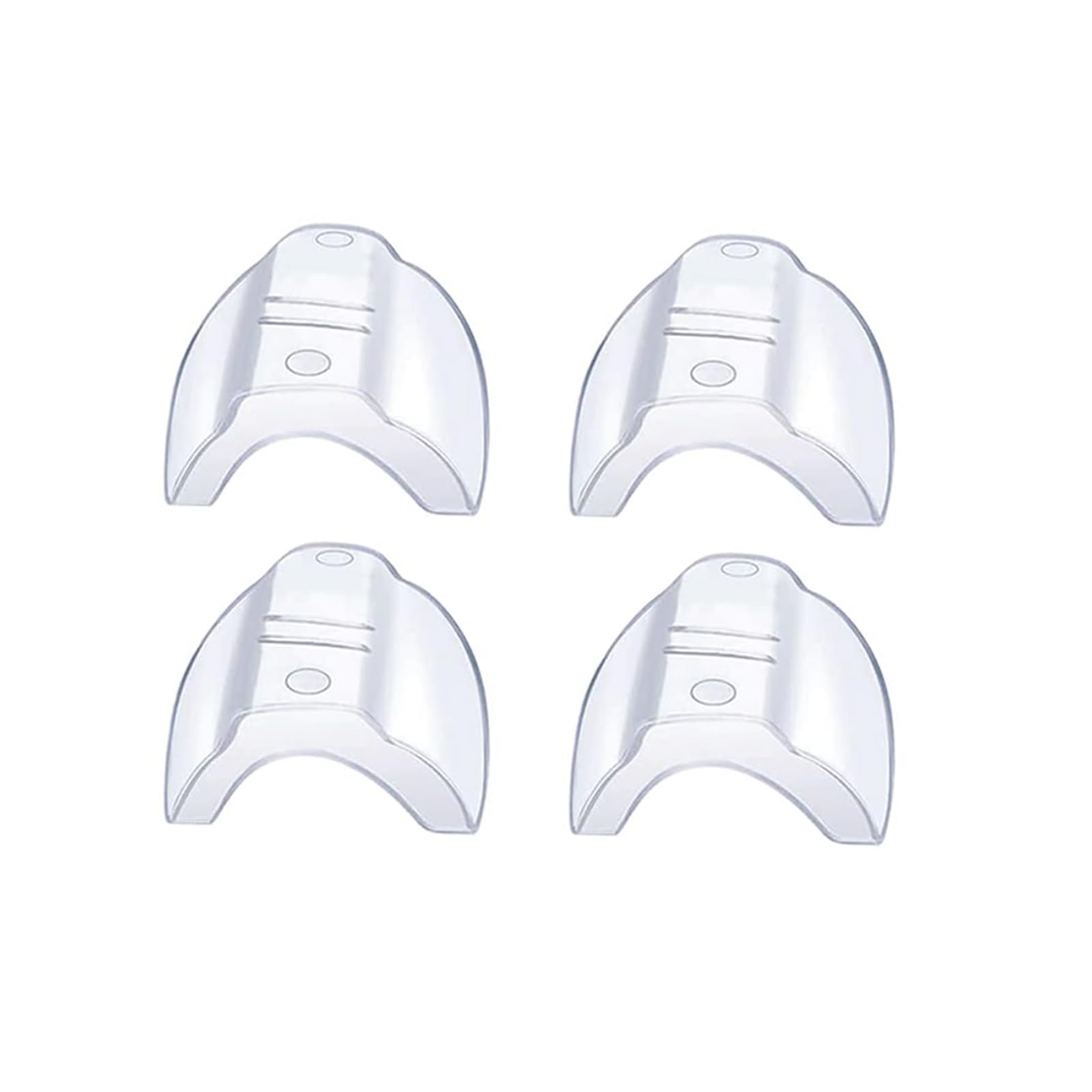 Auony - Protectores laterales para gafas de seguridad, 2 pares de protectores laterales transparentes para anteojos de seguridad, se ajustan a lentes de tamaño mediano a grande
