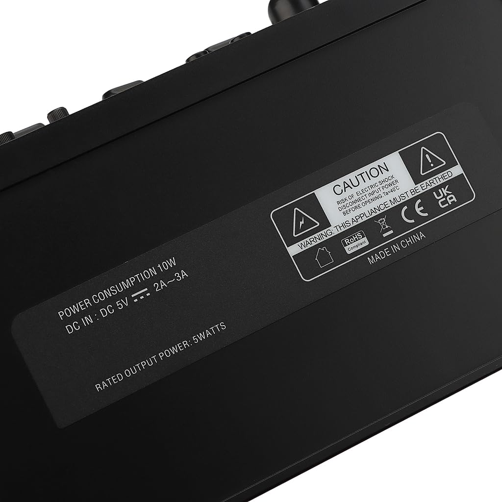 Amplificatore per chitarra elettrica altoparlante amplificatore per chitarra elettrica da 10 watt, altoparlante nero