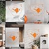 Vinyl Wall Decals Music Player Teens Headphones 34x38.2cm It Won't Fall Off Orange #3