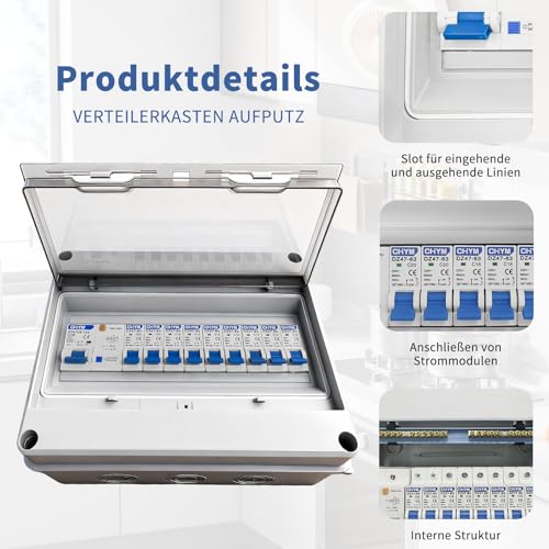 Tableau électrique avec disjoncteur différentiel pour éviter les coupures