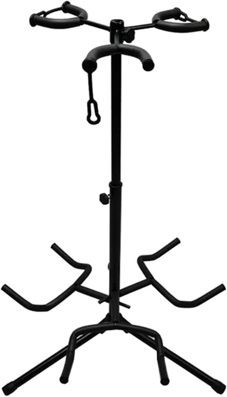 Adjustable Multi Guitar Stand 3 Holders String Instrument Floor Tripod Bracket Guitar Bracket Holder