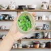 HINGTAI Earthenware Herb Stripping Bowl, Herb Stripper Bowl Ceramic, New Kitchen Tools Supplies, Available in Different Hole Sizes for Peeling the Stemmed Leaves #5