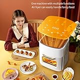 5-in-1 Digital Air Fryer Oven with Rapid Air Circulation, Oil Free LED Screen Timer&Temperature 1400 W Large Capacity Oil-Less Air Fryer, for Small Households & Student Living