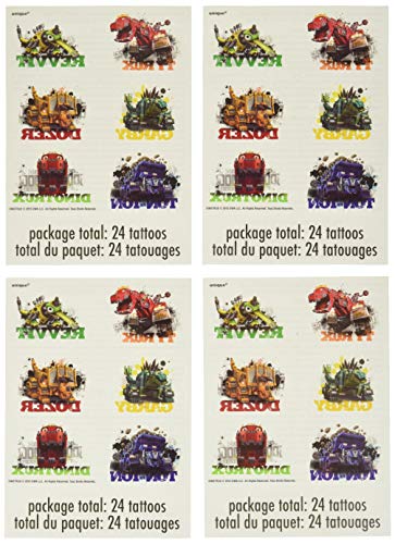 Dinotrux Temporary Tattoo Sheets [4 per Pack]