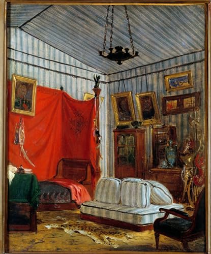 Pintura en lienzo de Ferdinand-Eugène Delacroix, arte mural de alta calidad para salas y salones