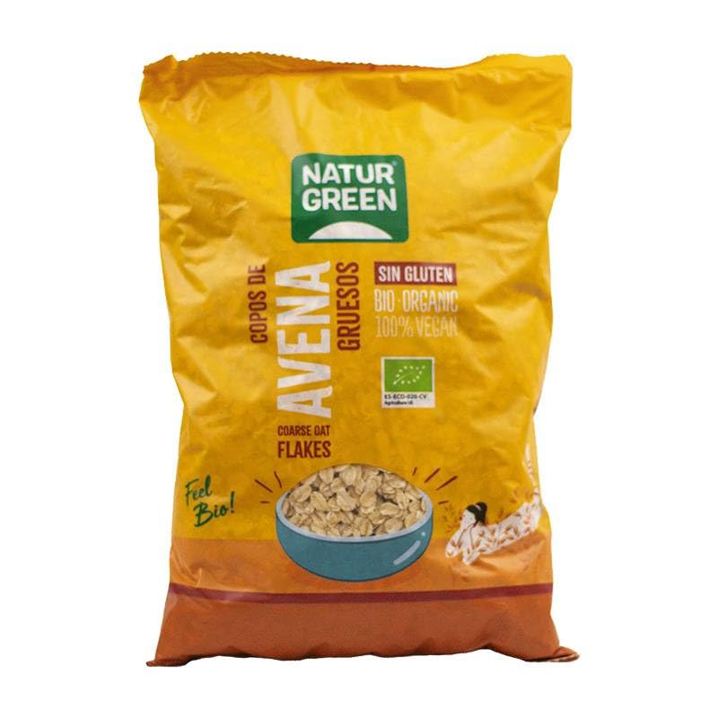 Copos de Avena Gruesos Sin Gluten 1Kg NaturGreen