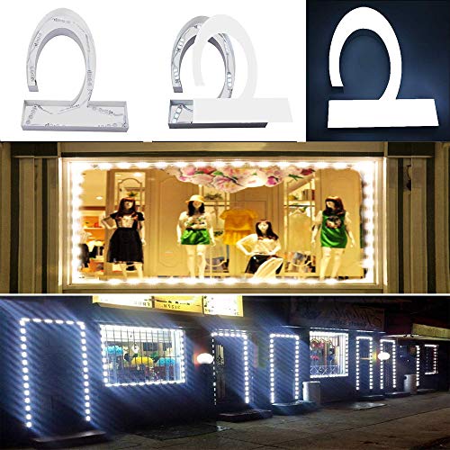 Image of LED Module, Decorative Light White 10pcs 5 Ft 5730 SMD 150LM Per Module IP65 Waterproof for Letter Sign Advertising Signs With Tape Adhesive Backside (White Light)