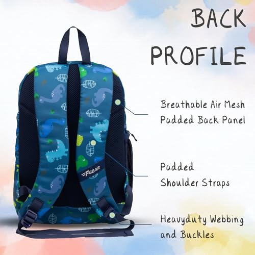 Image of F Gear Colour Buddy 12L Kids Backpack, Kids Can Colour On The Bag, 1 Compartment & 2 Pockets; Lightweight, Durable & Fun Backpack for School & Travel | Comfortable & Stylish Bag