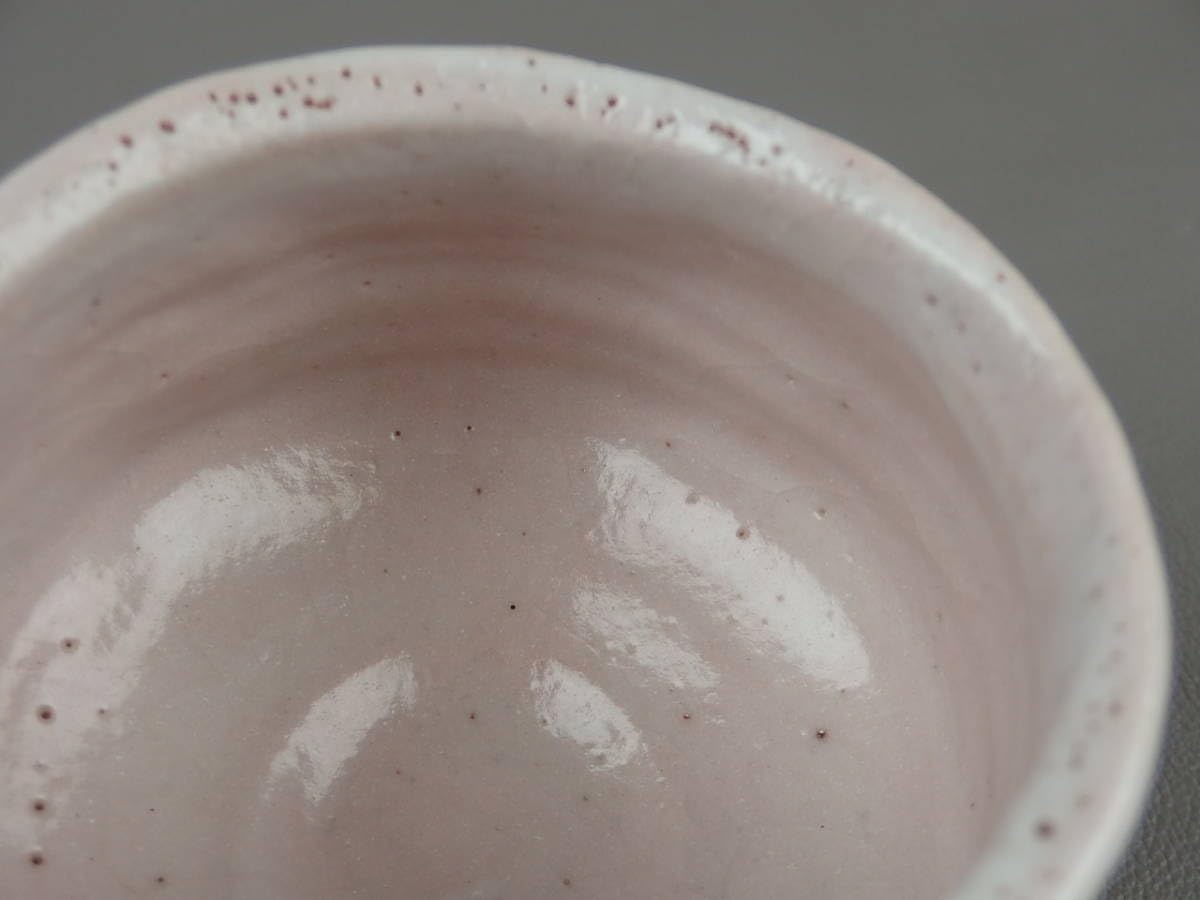 志野焼、佐藤重造作、抹茶茶碗 茶道具 茶碗 茶碗 志野 卯花垣写 佐藤重造 桐箱 : 新古茶道具