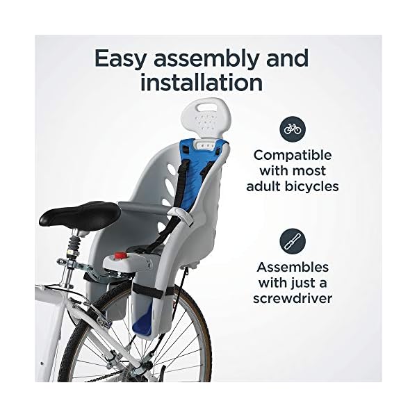 Schwinn Deluxe Bicycle Mounted Child Carrier/Bike Seat for Children