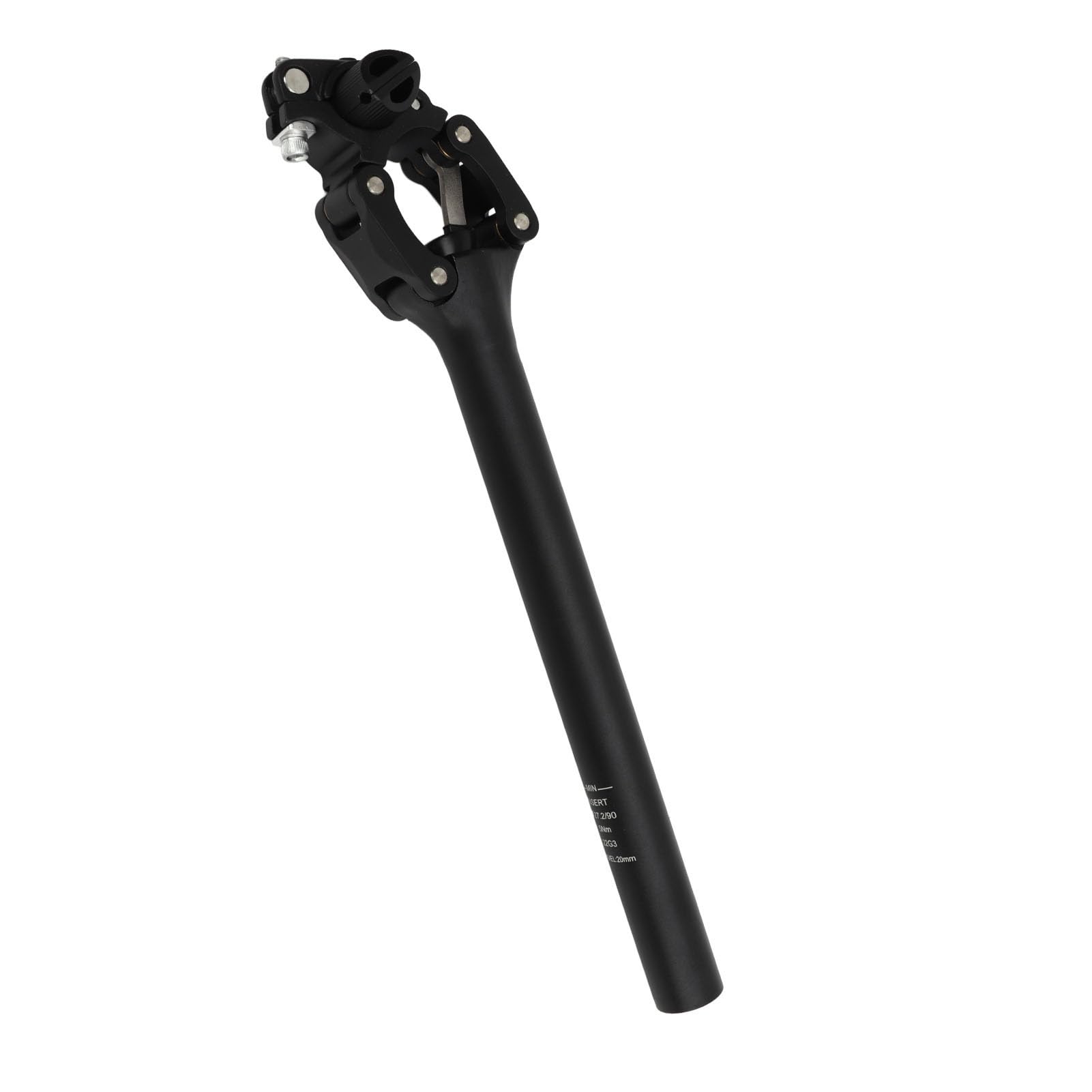 Changor Fahrrad-Sattelstütze, 27,2 Mm Aluminiumlegierung, Stoßdämpfendes Design für Komfortables Mountainbiken