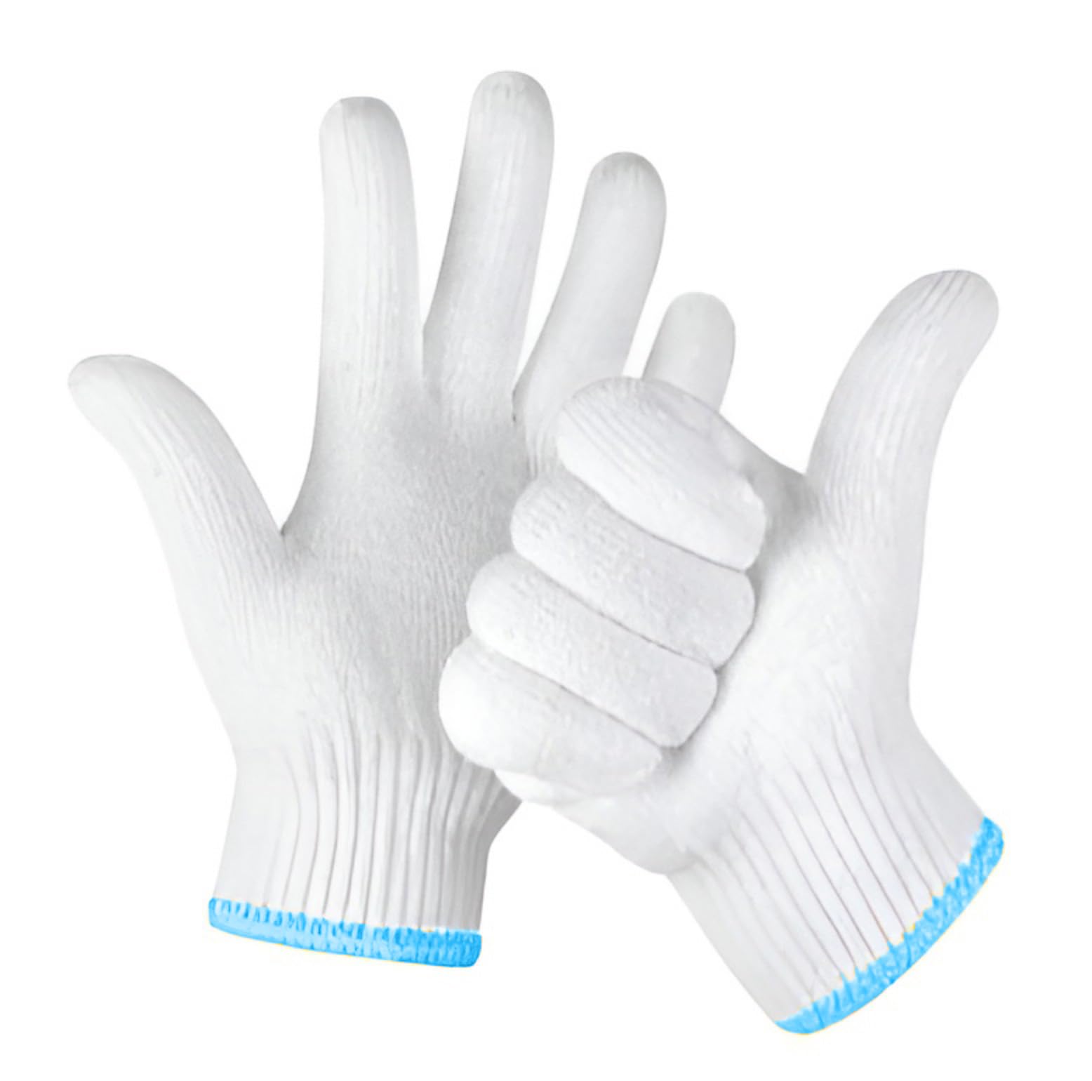 STYLERA Cotton Knitted Safety Gloves for Industrial Home Cleaning and Work Purpose Cotton Knitted Safety Hand Gloves 100% Cotton Knitted Gloves (WHITE KNITTED 5 PAIR, WHITE) (B0C8Z17QQ2) Amazon Price History, Amazon Price Tracker