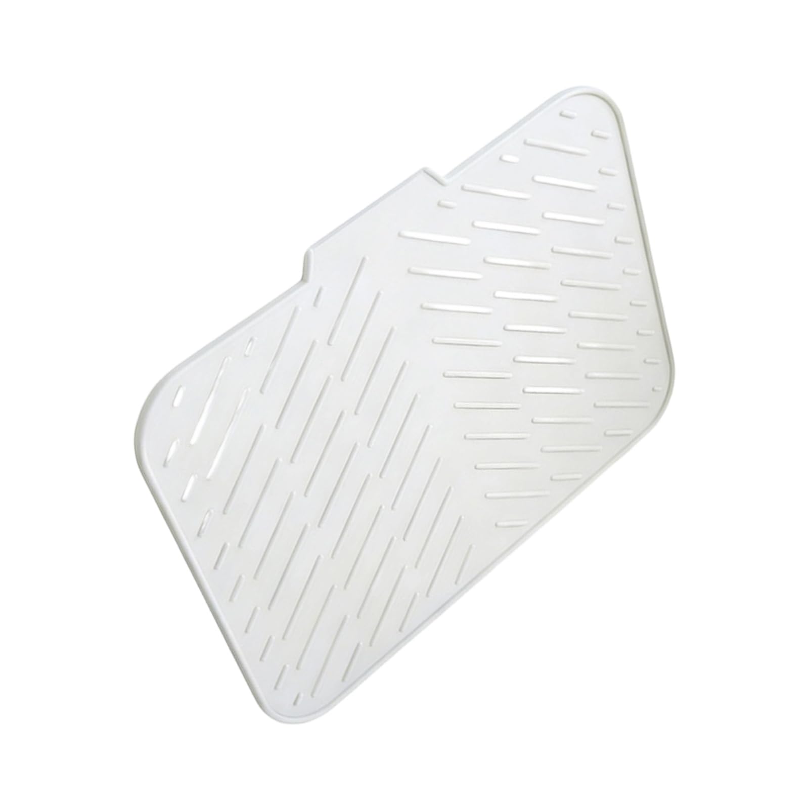 Limtula White Sustainable Silicone Water Absorbing Mat For Sink Countertop Oven And Refrigerator Use In Modern Kitchens Hygienic Kitchen Drying Solution