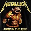 Rock Off officially licensed products Metallica Jump in The Fire Vintage T Shirt L Black #1