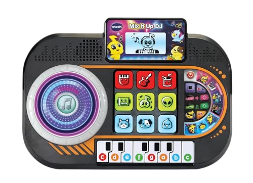 VTech Mix It Up DJ DJ Mixer Toy for Kids Lights and Sound Effects 25 Interactive Buttons Educational Toy Interactive Toy for Kids Ages 3 4 5 Years English Version