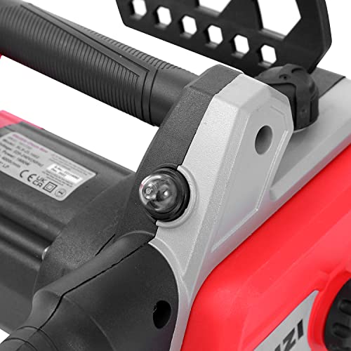 LINZI Electric Chainsaw 1300W 16-Inch Guide Bar and Blade Chain, Portable Corded Chain Saw with Extra Chain for Garden Trees Wood Cutting 101732 - 6