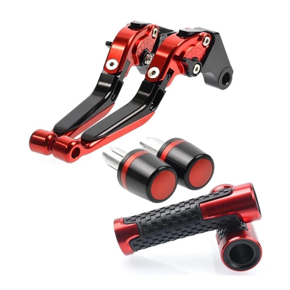 Xvasdgaer No.19 Motorcycle Brake Handle Adjustable Clutch Levers Handbar Grips For Ya&Maha Yzf-R1 2004-2008(No.19)
