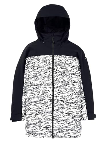 Burton Women's Prowess 2.0 2L Jacket, True Black/Zebra Camo, M