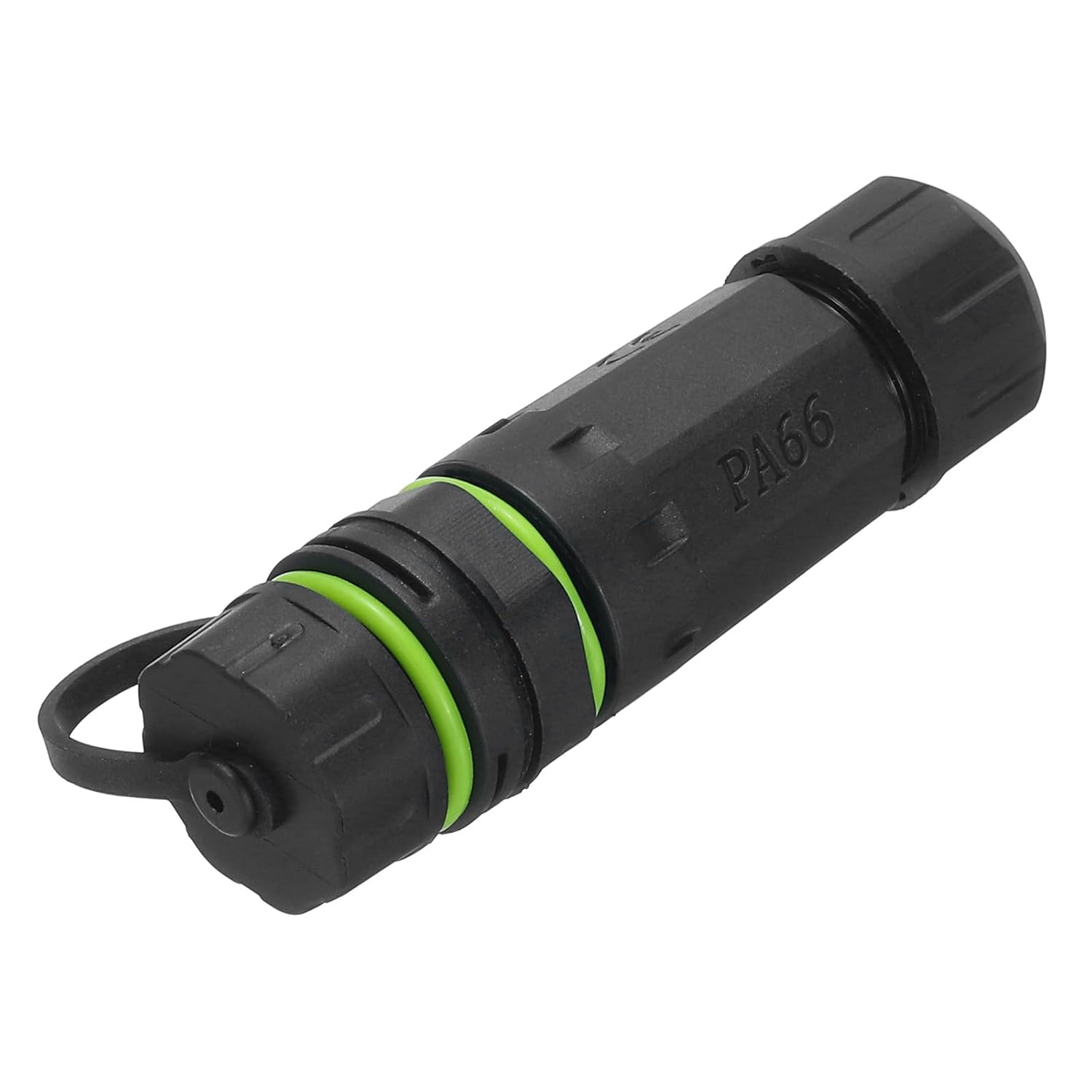 MECCANIXITY Waterproof RJ45 Coupler, Dual Head Shielded Female to Female Waterproof IP68 Ethernet Outdoor LAN Cable Connector for Cat5e, Pack of 2 (Green)