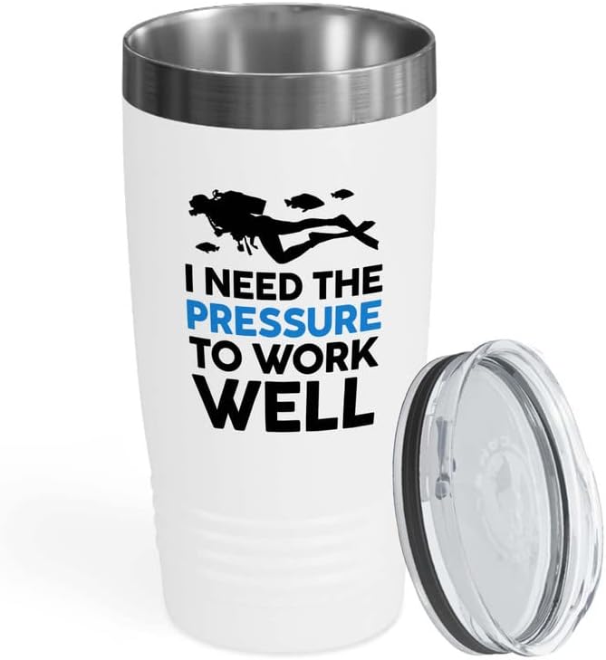 Miniatura 7 de Vaso vikingo verde de buceo de 20 onzas  Olvídate de todos los problemas  buceador nadador piscina superficie lago oxígeno coral linterna traje de