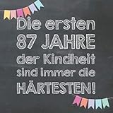 Photo Gallery die ersten 87 jahre der kindheit sind immer die härtesten: gästebuch und erinnerungsalbum zum 87. geburtstag – lustiges geschenk für männer und frauen Photo Gallery die ersten 87 jahre der kindheit sind immer die härtesten: gästebuch und erinnerungsalbum zum 87. geburtstag – lustiges geschenk für männer und frauen