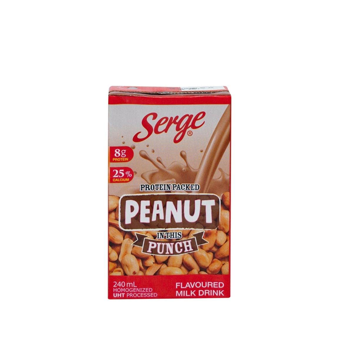 Serge Peanut Punch Flavoured Milk Drink, 240ml