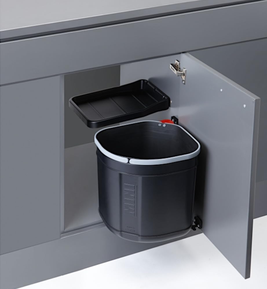 Franke | Poubelle de tri des déchets Sorter Mini (121.0176.518) | Containers : 17.5L | Couleur : Noir