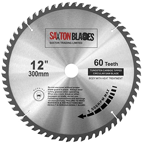 Saxton hoja de sierra Circular 300 mm 60T para Bosch Makita etc