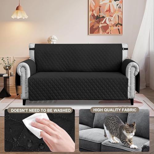 Housse de canapé imperméable contre les griffes de chat 4 places