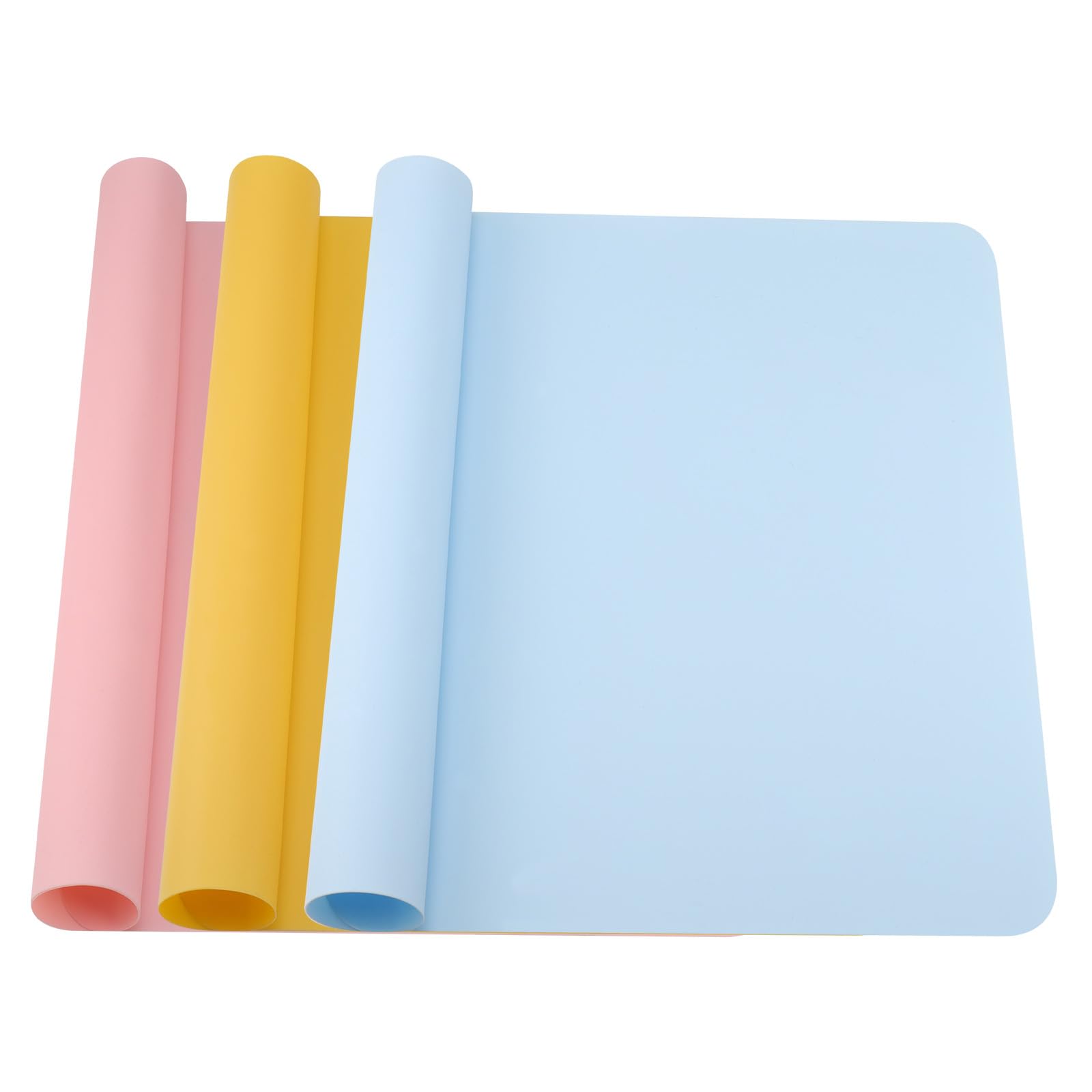 3 Tapis En Silicone Antiadhésif 30x40cm - Pour Résine, Peinture, Cuisine Et Bricolage