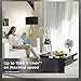 Rowenta, Desk Fan, Turbo Silence Table Fan, 12 Inches, Ultra Quiet Fan for Bedroom, Oscillating, Portable, 4 Speeds, Manual Turn Dial, White, Indoor, VU2730