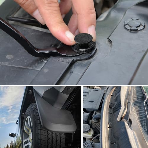 Image of GOOACC 25PCS Push-Type Bumper Clips Compatible for Toyota & Lexus 90467-08185 and Nissan Maxima 01553-09611