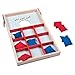 Fun Express Cornhole and Tic Tac Toe 2 in 1 Game - Sturdy Wood - Include Bean Bags