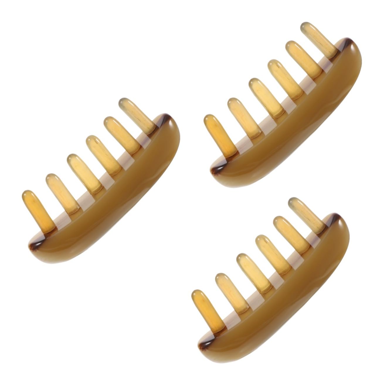 DFrywdgSEY Sandalwood Wooden Comb 1pc Massage Comb Hairbrush for Curly Hair Scalp Massager Comb Facial Tools(Bruin,10X4.5cmx3pcs)