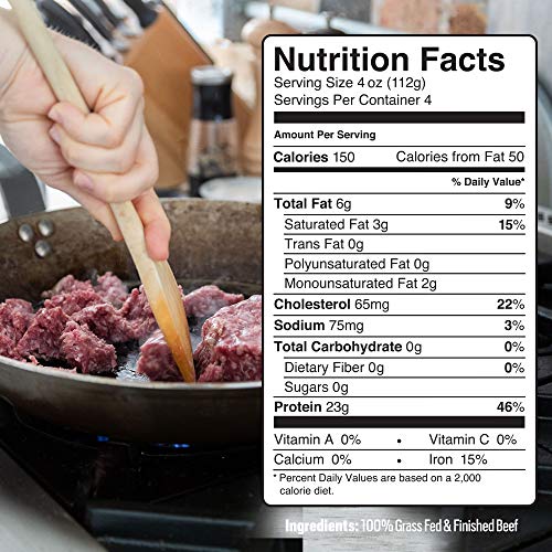 Pre, Ground Beef 95% Lean/5% Fat, Grass-Fed, Pasture-Raised, 1 lb - Image 3