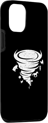 Miniatura 6 de iPhone 12 mini Funny Farm Tornado Hurricane  Horse Pig Chicken Case