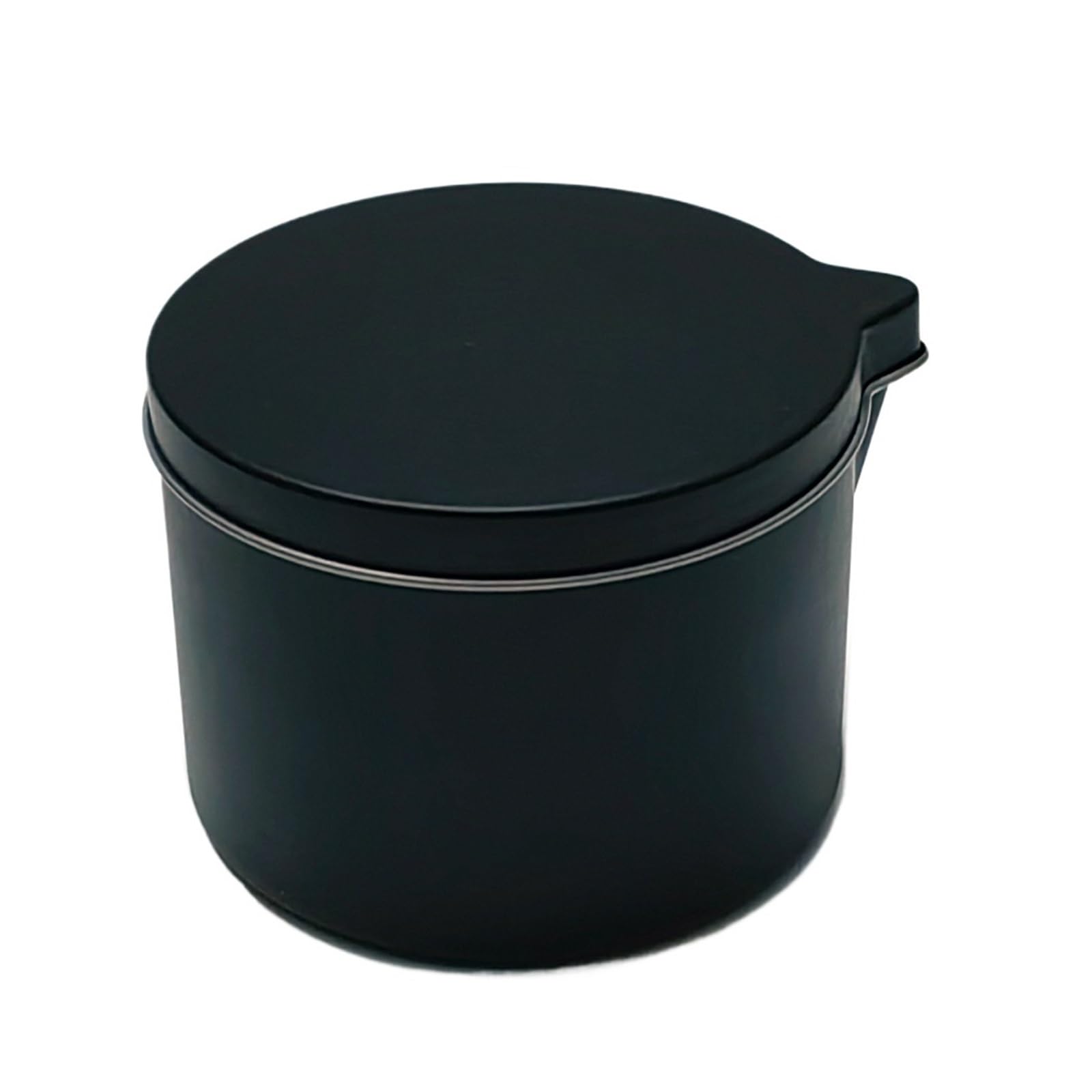WJLYDM Candles Tin Jars 12Pcs Aromatherapy Box With Pour Spout Small Storage Wax Melt Molds Pots DIY Making Container(Black)