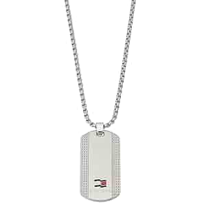 Amazon | [トミーヒルフィガー] ドックタグ ロゴ プレート