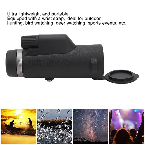 Telescópio Monocular, Focagem Independente Portátil 10x42 HD Monocular de Alta Potência Durável Ajus