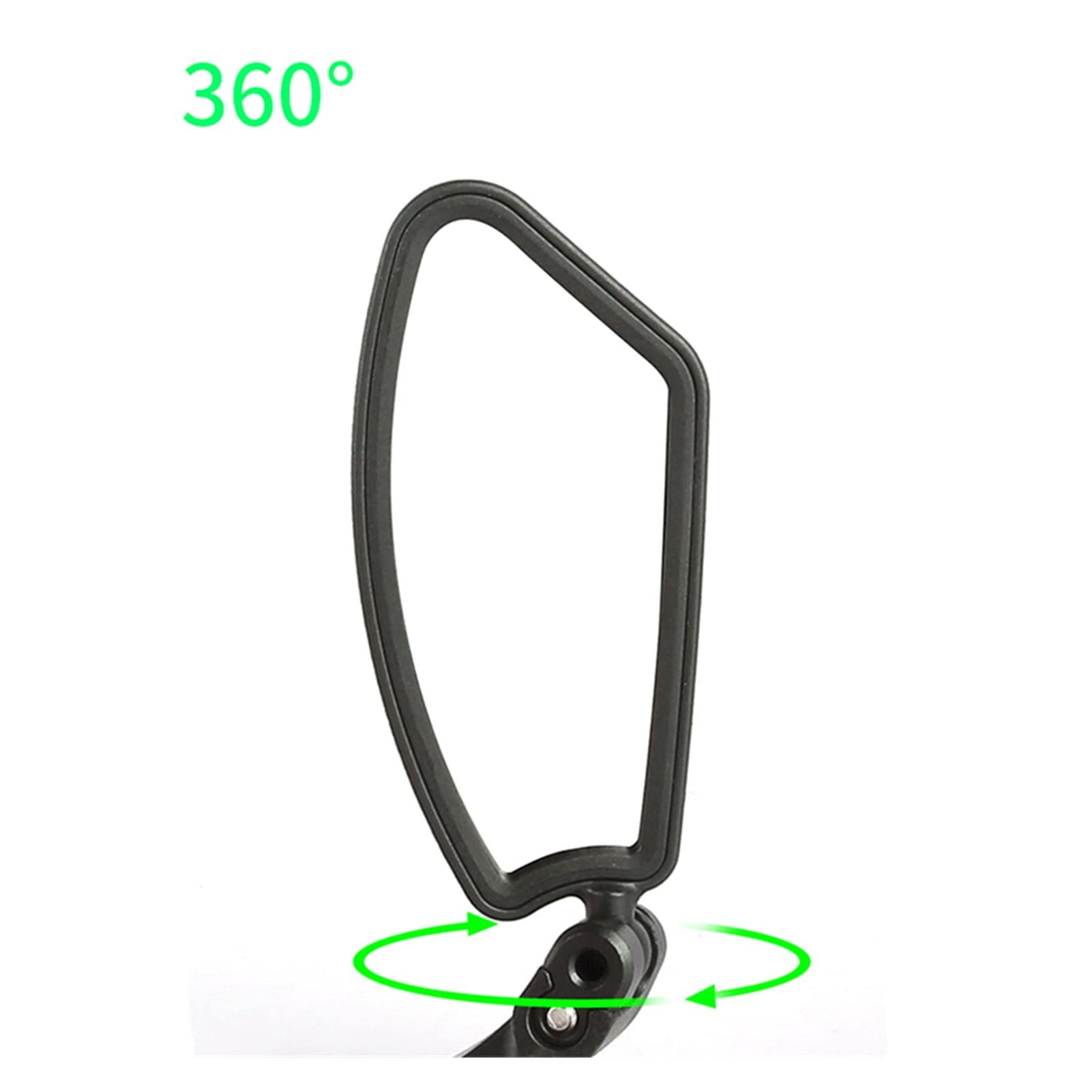 Specchietto retrovisore compatibile con scooter compatibile con M365 1S Ro Mi Pro2 E- Scooter Lente in acciaio inossidabile infrangibile trasparente Rotazione a 360°