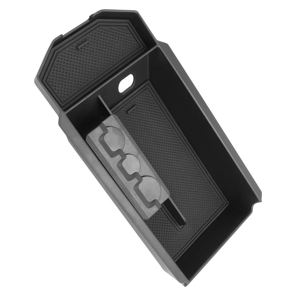 BERTDCX Car Armrest Box Storage For C-HR Hybrid 2024-2026 Car Parts(With silver coin box)