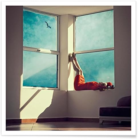 Juniqe® Posters 20x20cm People - Design „Room With A View“ (Format: Square) - Pictures, Art prints & Prints by independent artists - Art for the living & dining room - designed by Ambra