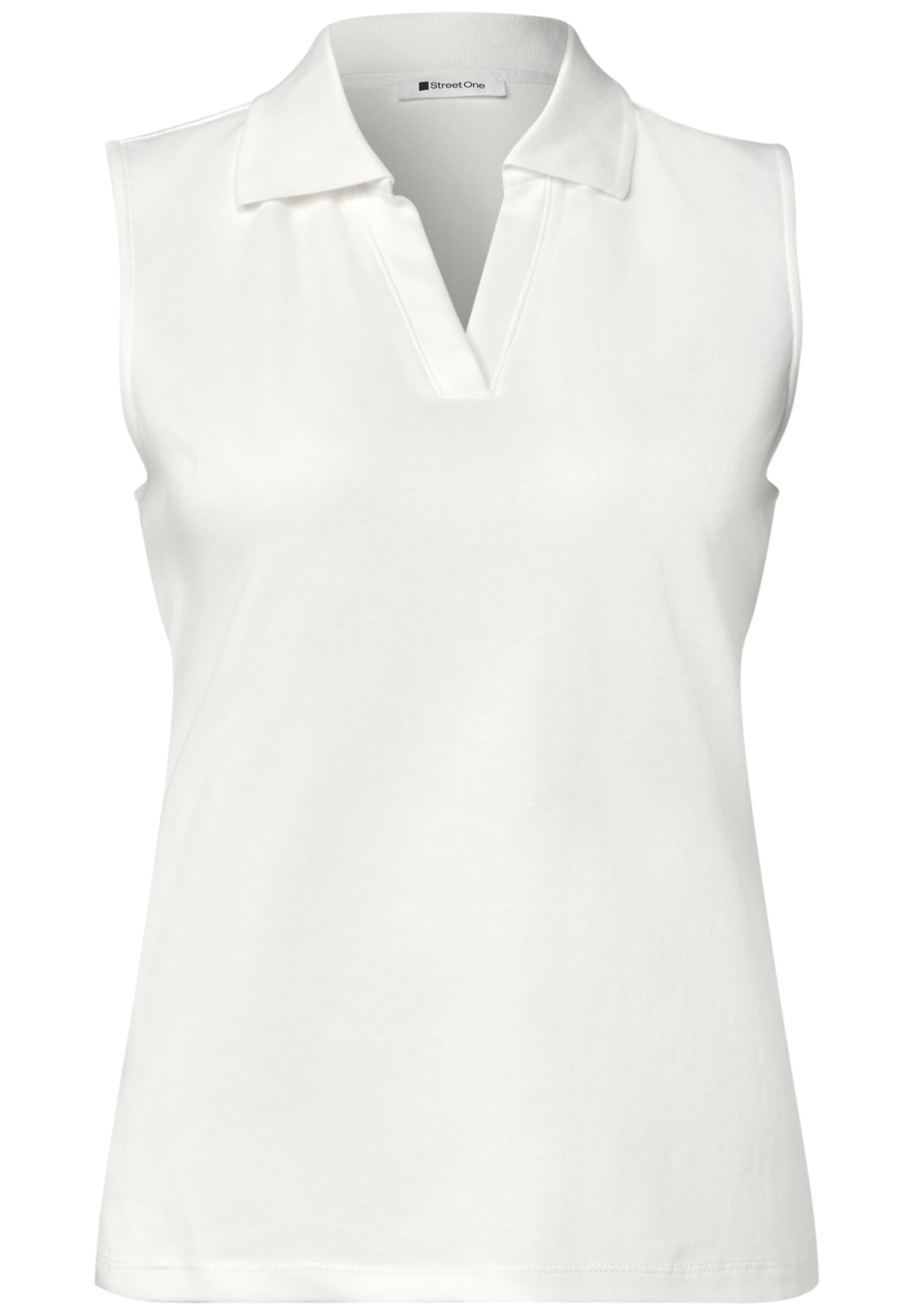Street One 3230492 Top a Coste con Colletto Polo Donna (Pacco da 1)