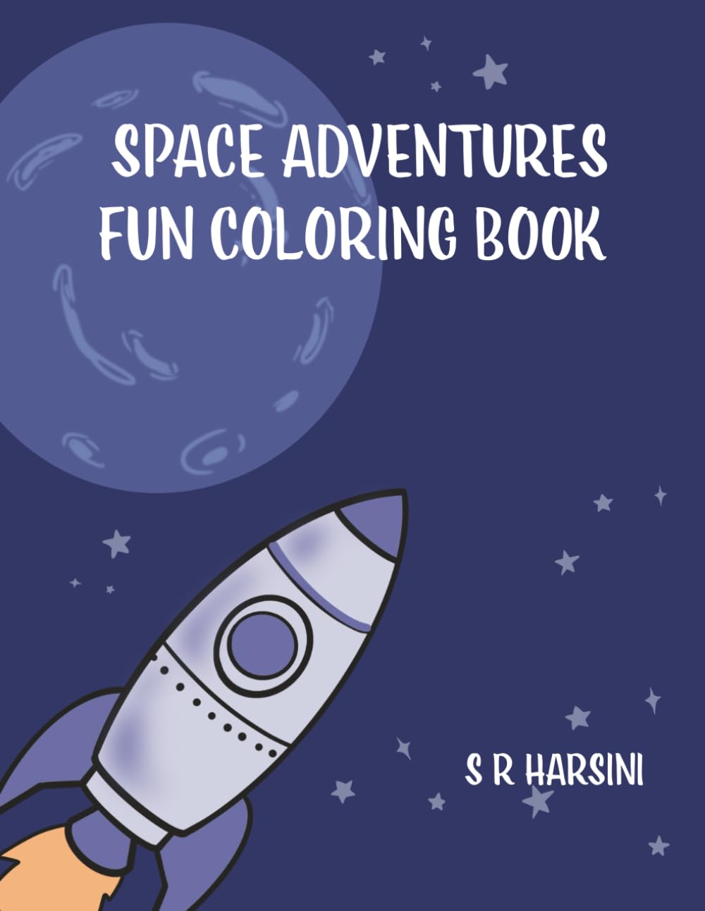 Space Adventures Fun Coloring Book