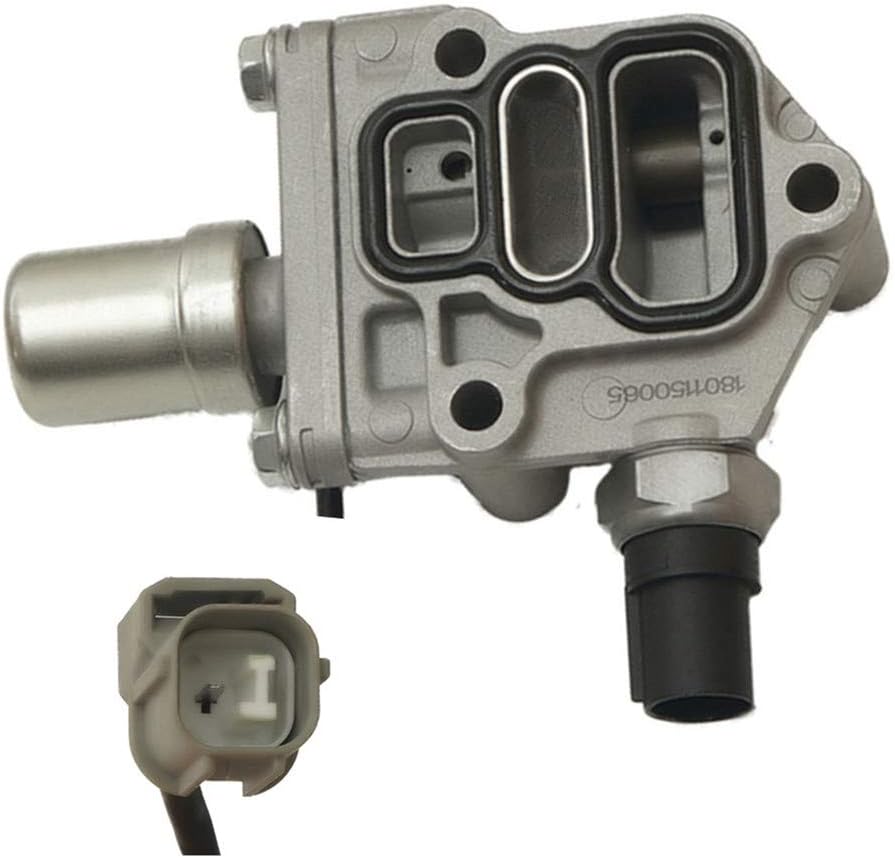 VTEC Solenoid Spool Valve With Gasket Compatible with15810-PLR-A01 For 2001-2005 Honda Civic 1.7L