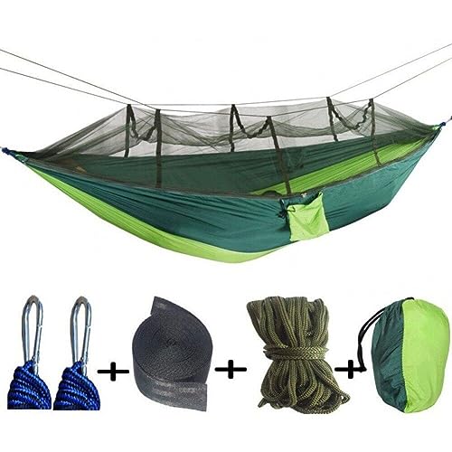 Hammock camping portable avec moustiquaire pour dortoir et cour