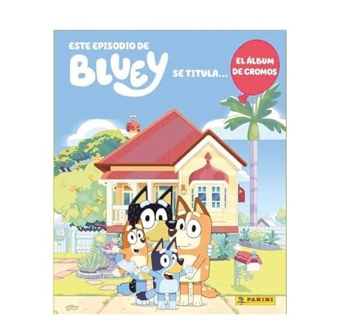 BLUEY colección de cromos pegatinas 2.024 (Album vacío, sin cromos ni sobres,)